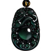 Tibetan Positive Rainbow Obsidian PiXiu Necklace