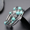 Natural Stone Multi-Layer Wrap Bracelet for Women