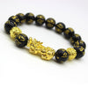 FengShui PiXiu Wealth Bracelet with Gold Tone Accents