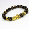 FengShui PiXiu Wealth Bracelet with Gold Tone Accents