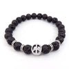 Lava Rock Stone Elephant Diffuser Peace Bracelet