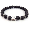 Lava Rock Stone Elephant Diffuser Peace Bracelet