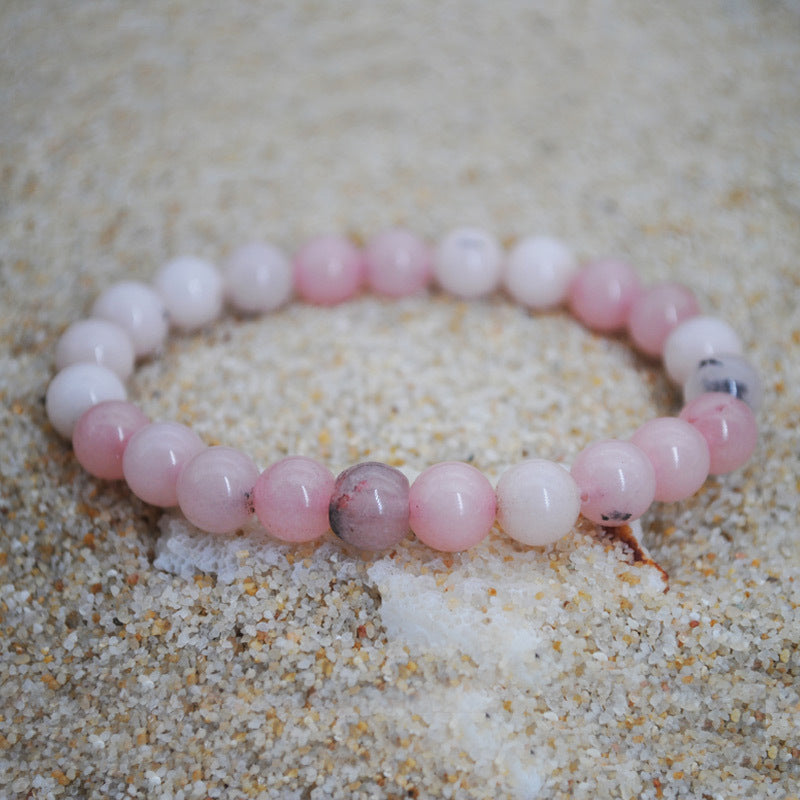 Stone Bead Bracelet, Handmade Gemstone Jewelry