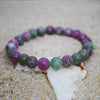 Stone Bead Bracelet, Handmade Gemstone Jewelry