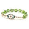 Peridot Evil Eye Abundance Bracelet