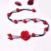 Crystal Rose Anklet, Amethyst Aventurine Rose Quartz