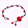 Crystal Rose Anklet, Amethyst Aventurine Rose Quartz