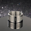 Great Compassion Mantra Rotatable Ring, Titanium Steel
