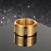 Great Compassion Mantra Rotatable Ring, Titanium Steel