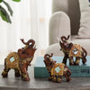 Green Feng Shui Elephant Statue Home Decor