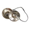 Tibetan Tingsha Bells, White Copper Meditation Cymbals