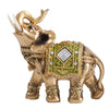Green Feng Shui Elephant Statue Home Decor