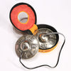 Tibetan Tingsha Bells, White Copper Meditation Cymbals