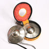Tibetan Tingsha Bells, White Copper Meditation Cymbals
