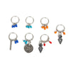 Leaf and Coin Hair Rings, Braided Hair Accessories