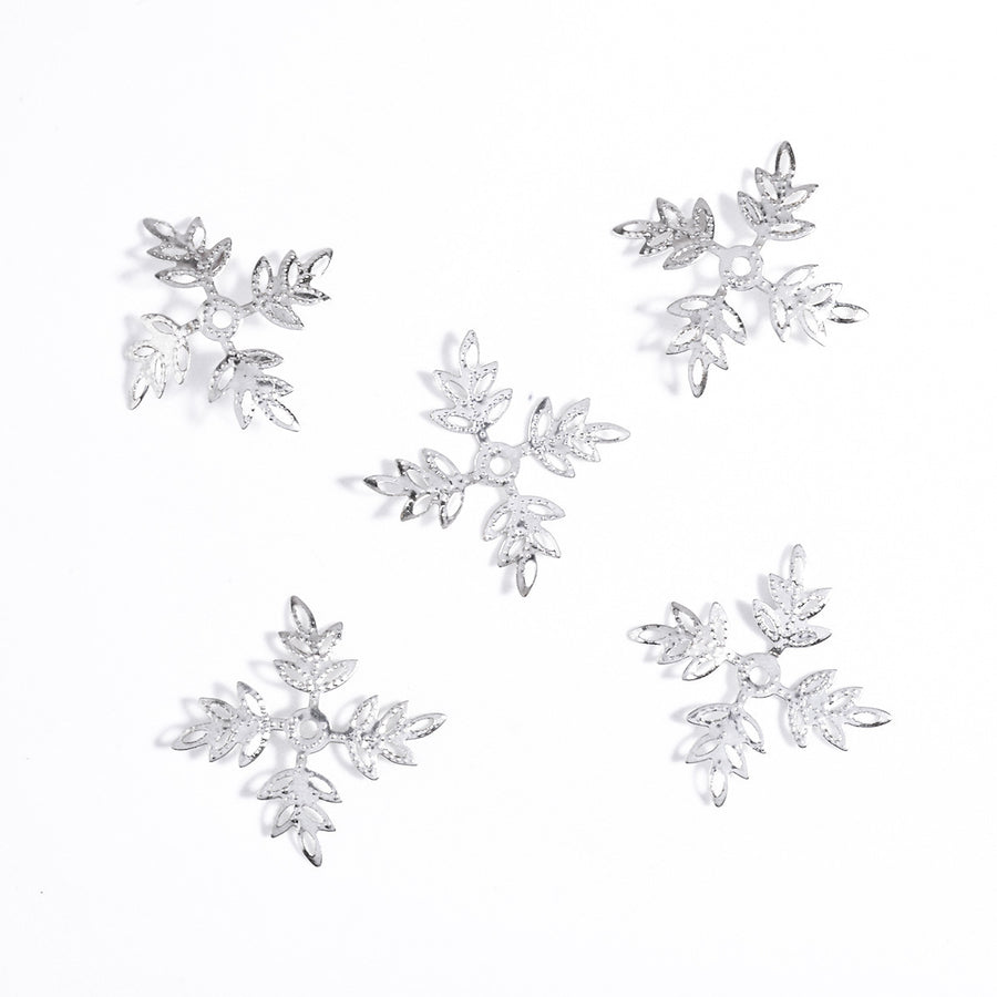 Leaf and Coin Hair Rings, Braided Hair Accessories