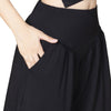 Solid Color Modal Yoga Dance High Waist Harem Pants With Pockets
