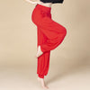 Solid Color Modal Yoga Dance High Waist Harem Pants With Pockets