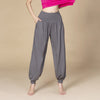 Solid Color Modal Yoga Dance High Waist Harem Pants With Pockets
