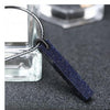 Black Obsidian Blue Sandstone Pendant Necklace Crystal Stone