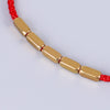Handcrafted Copper Bead Braided String Bracelet