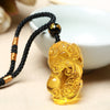 FengShui Citrine Pixiu Wealth Necklace Pendant