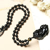FengShui Citrine Pixiu Wealth Necklace Pendant