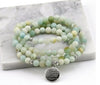 108 Bead Mala Bracelet with Lotus or Om Charm