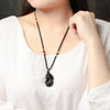 FengShui Citrine Pixiu Wealth Necklace Pendant