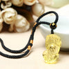 FengShui Citrine Pixiu Wealth Necklace Pendant