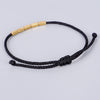 Handcrafted Copper Bead Braided String Bracelet
