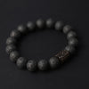 Lava Rock Support Bracelet with Stone Accent