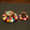 Handmade Wool Felt Singing Bowl Cushion Decoration