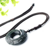 Hetian Jade Peace Buckle Necklace Pendant