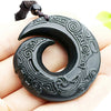 Hetian Jade Peace Buckle Necklace Pendant