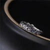 Auspicious Clouds Sterling Silver Adjustable Ring