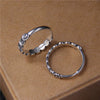 Auspicious Clouds Sterling Silver Adjustable Ring
