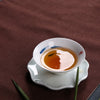Blue and White Porcelain Koi Fish Teacup, Hand Painted Jingdezhen Ceramic Tea Bowl