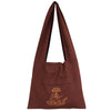 Cotton Canvas Lotus Tote Bag for Meditation and Temple Visits