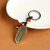 Brass Keychain with Bagua, Mantra or Gourd Charm
