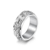 Dragon Titanium Steel Stimulation Rotatable Ring