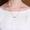 Sterling Silver White Jade Dolphin Necklace