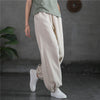 Ramie Linen Cotton Women's Pants With Pockets