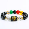 Chinese Zodiac Obsidian Bracelet, Feng Shui Wealth and Prosperity