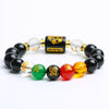 Chinese Zodiac Obsidian Bracelet, Feng Shui Wealth and Prosperity