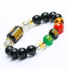 Chinese Zodiac Obsidian Bracelet, Feng Shui Wealth and Prosperity