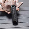 Natural Black Obsidian Heart Sutra Purification Necklace Pendant