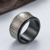 Golden Light Mantra Spinner Ring Stainless Steel