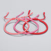 Red Cord King Kong Knot Bracelet, Hand Braided