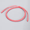 Red Cord King Kong Knot Bracelet, Hand Braided